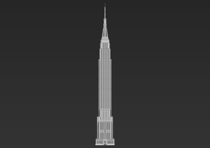 Empire State Building 3D printing ready stl obj formats 3D Print 229522