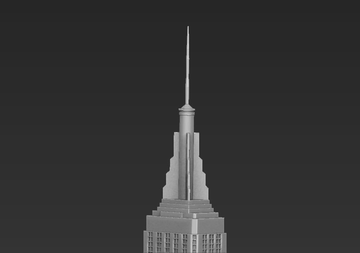 Empire State Building 3D printing ready stl obj formats 3D Print 229523