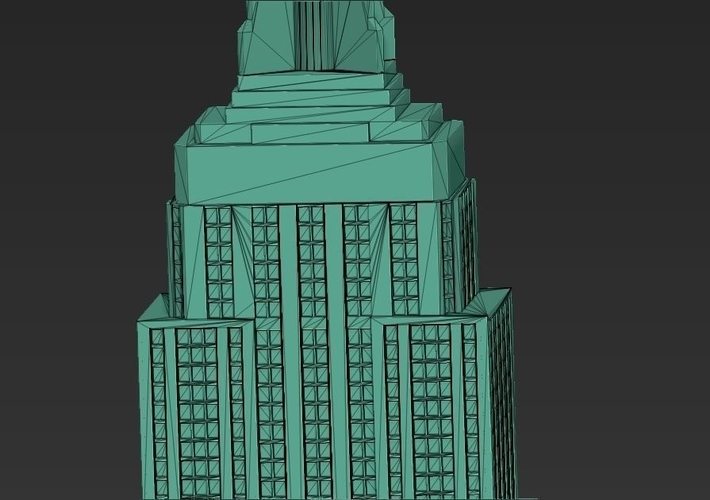 Empire State Building 3D printing ready stl obj formats 3D Print 229526