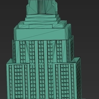 Empire State Building 3D printing ready stl obj formats - Thumbnail 16