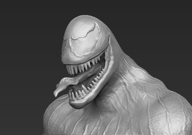 Venom 3D printing ready stl obj