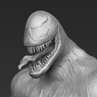 Venom 3D printing ready stl obj - Thumbnail 1