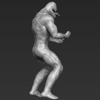 Venom 3D printing ready stl obj - Thumbnail 7