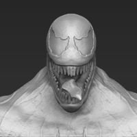 Venom 3D printing ready stl obj - Thumbnail 8