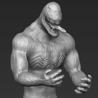 Venom 3D printing ready stl obj - Thumbnail 9