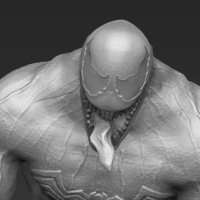 Venom 3D printing ready stl obj - Thumbnail 10