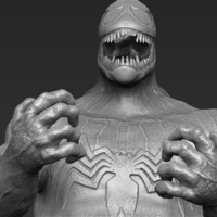 Venom 3D printing ready stl obj - Thumbnail 11