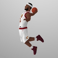Lebron James ready for full color 3D printing - Thumbnail 3