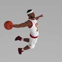 Lebron James ready for full color 3D printing - Thumbnail 5