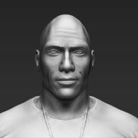 Dwayne The Rock Johnson Fast and Furious 3D printing ready  - Thumbnail 8