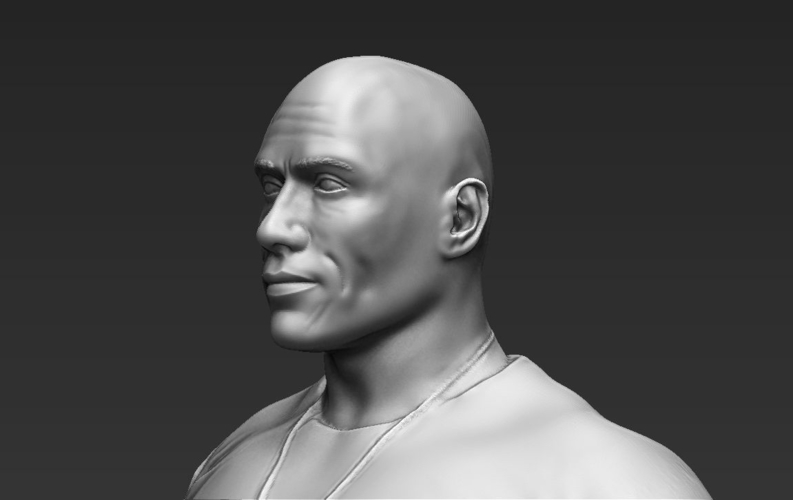 Dwayne The Rock Johnson Fast and Furious 3D printing ready  3D Print 229575