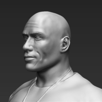 Dwayne The Rock Johnson Fast and Furious 3D printing ready  - Thumbnail 9