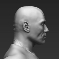Dwayne The Rock Johnson Fast and Furious 3D printing ready  - Thumbnail 10