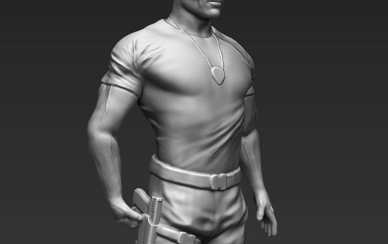 Dwayne The Rock Johnson Fast and Furious 3D printing ready  3D Print 229577