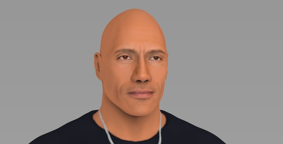 Dwayne The Rock Johnson Fast and Furious full color 3D printing 3D Print 229587