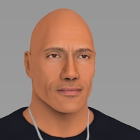 Dwayne The Rock Johnson Fast and Furious full color 3D printing - Thumbnail 7