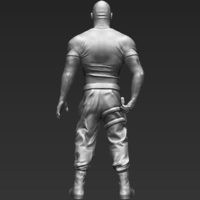 Dwayne The Rock Johnson Fast and Furious full color 3D printing - Thumbnail 11