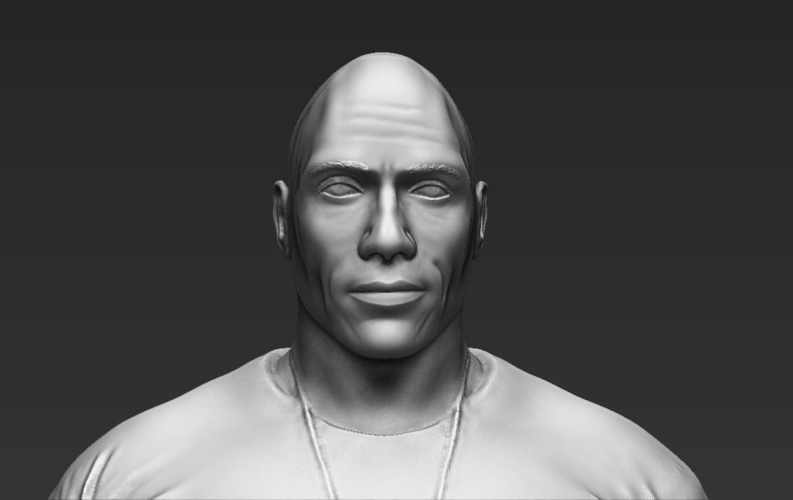 Dwayne The Rock Johnson Fast and Furious full color 3D printing 3D Print 229593