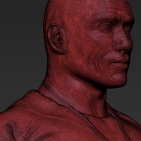 Dwayne The Rock Johnson Fast and Furious full color 3D printing - Thumbnail 17