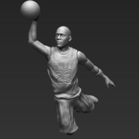 Michael Jordan 3D printing ready stl obj - Thumbnail 4
