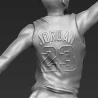 Michael Jordan 3D printing ready stl obj - Thumbnail 7