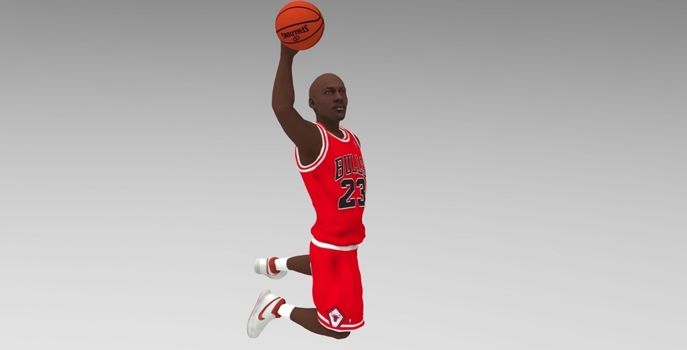 Michael Jordan ready for full color 3D printing