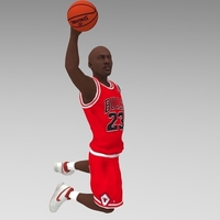 Small Michael Jordan ready for full color 3D printing 3D Printing 229613