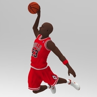 Michael Jordan ready for full color 3D printing - Thumbnail 3