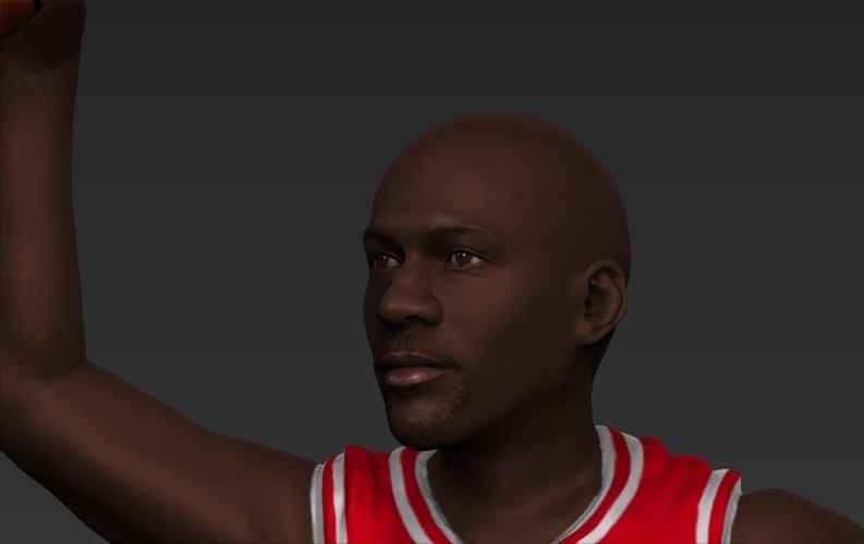 Michael Jordan ready for full color 3D printing 3D Print 229622