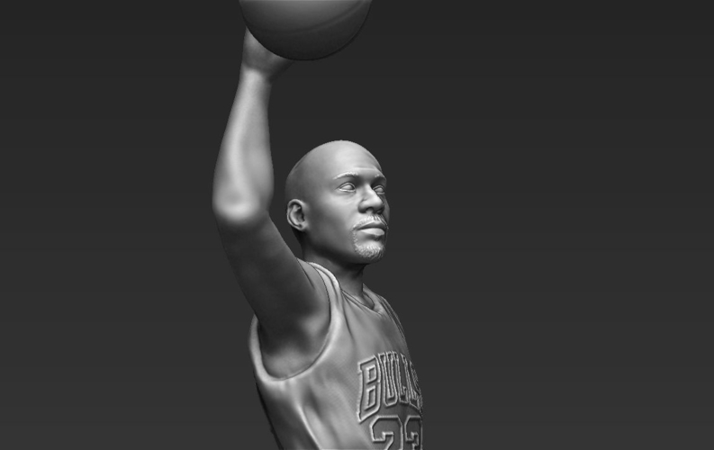 Michael Jordan ready for full color 3D printing 3D Print 229627