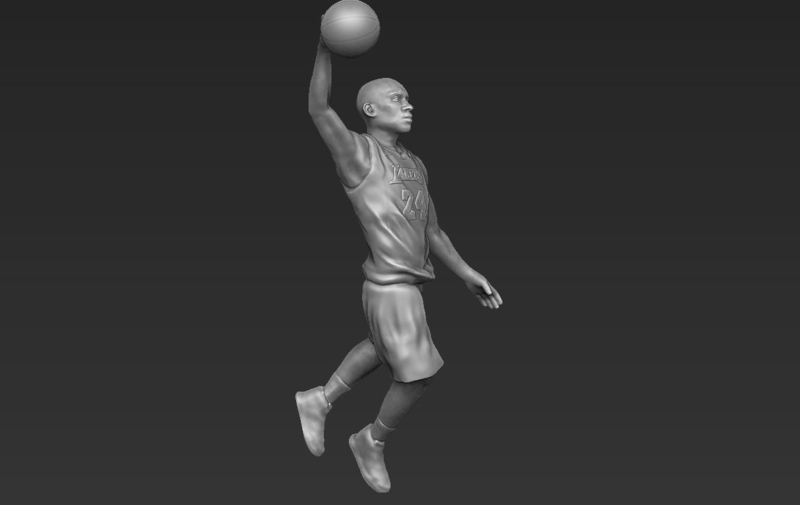 Kobe Bryant 3D printing ready stl obj