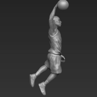 Kobe Bryant 3D printing ready stl obj - Thumbnail 6