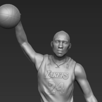 Kobe Bryant 3D printing ready stl obj - Thumbnail 7
