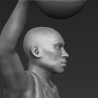 Kobe Bryant 3D printing ready stl obj - Thumbnail 9