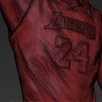 Kobe Bryant 3D printing ready stl obj - Thumbnail 13