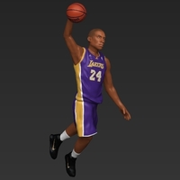 Kobe Bryant ready for full color 3D printing - Thumbnail 3