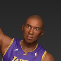 Kobe Bryant ready for full color 3D printing - Thumbnail 4