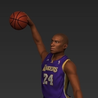 Kobe Bryant ready for full color 3D printing - Thumbnail 8