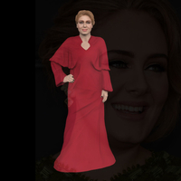 Adele ready for full color 3D printing - Thumbnail 1