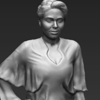 Adele ready for full color 3D printing - Thumbnail 12