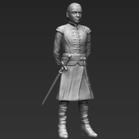 Arya Stark 3D printing ready stl obj - Thumbnail 2