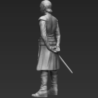 Arya Stark 3D printing ready stl obj - Thumbnail 4