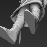 Arya Stark 3D printing ready stl obj - Thumbnail 13