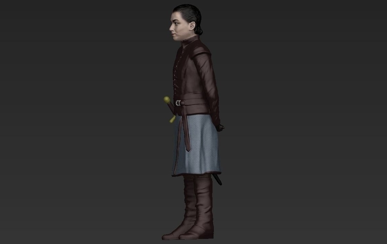 Arya Stark ready for full color 3D printing 3D Print 229709