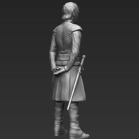 Arya Stark ready for full color 3D printing - Thumbnail 13