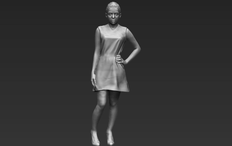 Shakira 3D printing ready stl obj