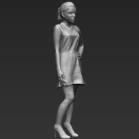 Shakira 3D printing ready stl obj - Thumbnail 4