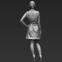 Shakira 3D printing ready stl obj - Thumbnail 7