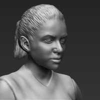 Shakira 3D printing ready stl obj - Thumbnail 8