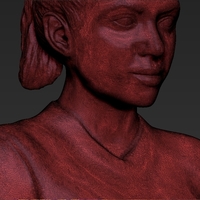 Shakira 3D printing ready stl obj - Thumbnail 15